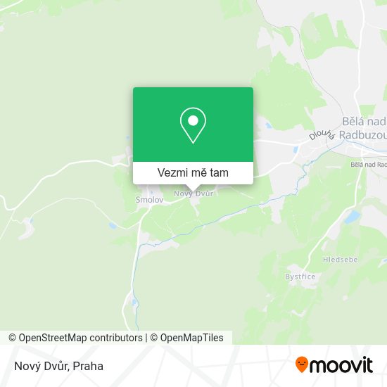 Nový Dvůr mapa