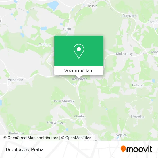 Drouhavec mapa