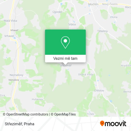 Střeziměř mapa