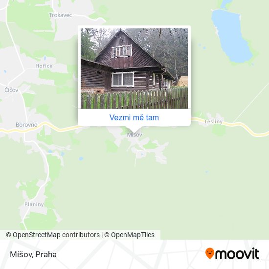 Míšov mapa