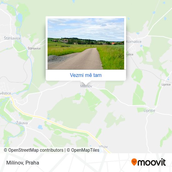 Milínov mapa