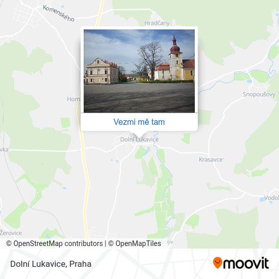 Dolní Lukavice mapa