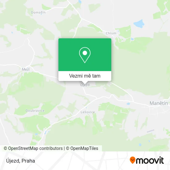 Újezd mapa