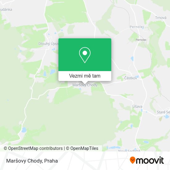 Maršovy Chody mapa