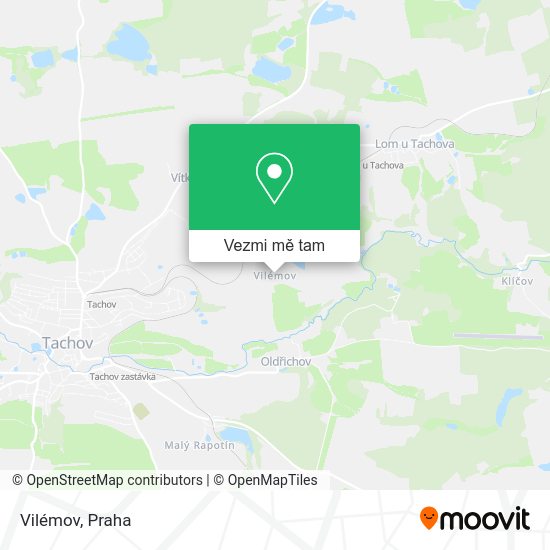 Vilémov mapa