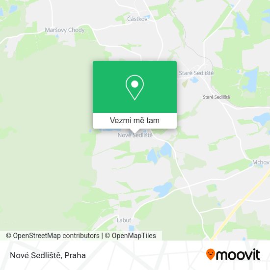Nové Sedliště mapa