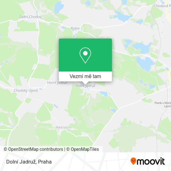 Dolní Jadruž mapa