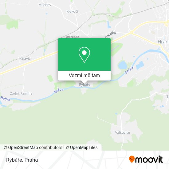 Rybáře mapa
