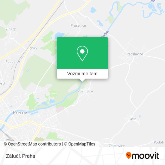 Zálučí mapa