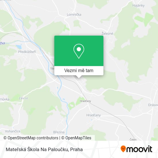 Mateřská Škola Na Paloučku mapa