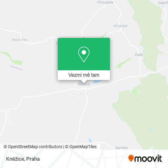 Kněžice mapa