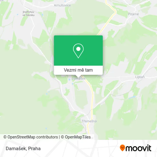 Damašek mapa