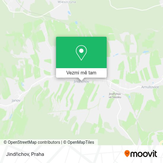 Jindřichov mapa
