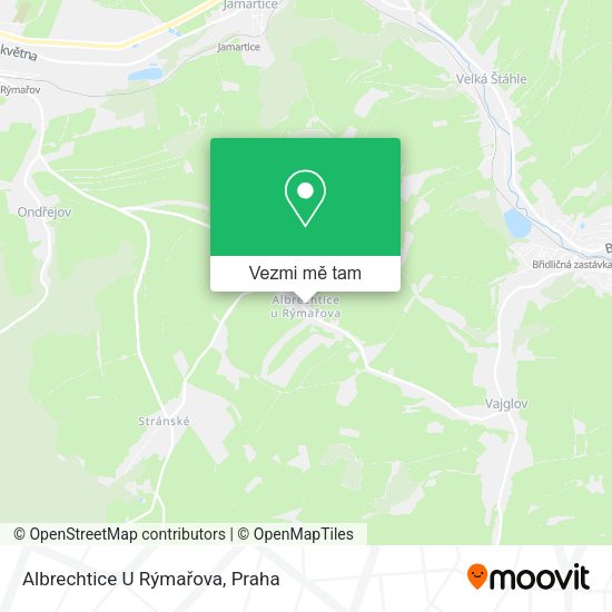 Albrechtice U Rýmařova mapa