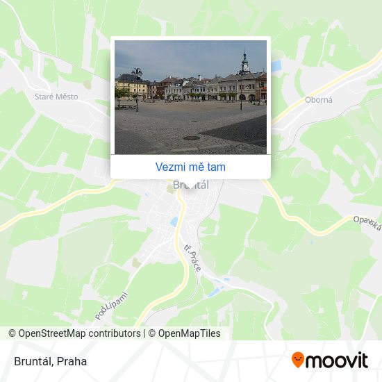 Bruntál mapa