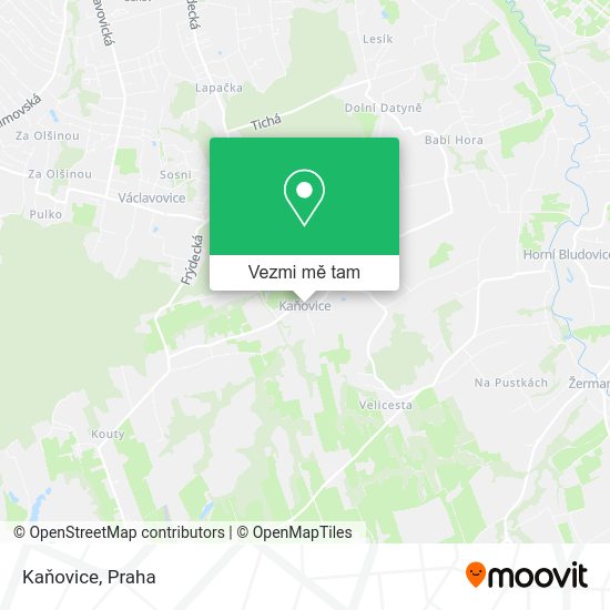 Kaňovice mapa
