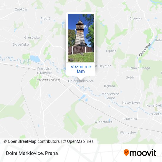 Dolní Marklovice mapa