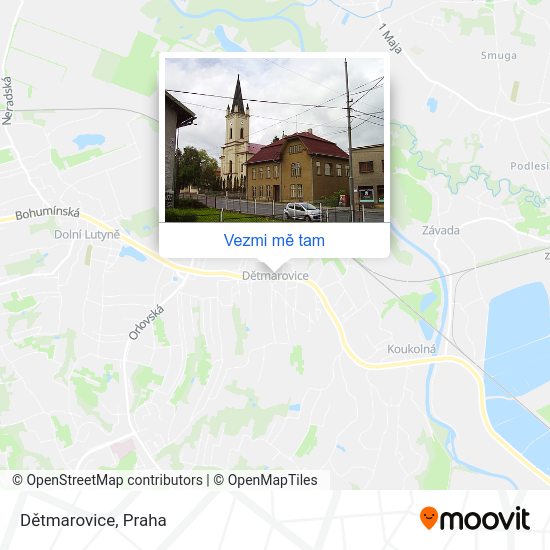 Dětmarovice mapa