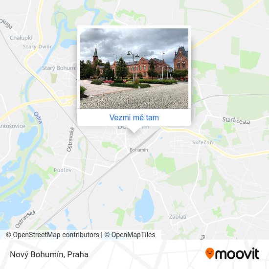 Nový Bohumín mapa
