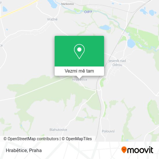 Hrabětice mapa