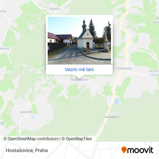 Hostašovice mapa