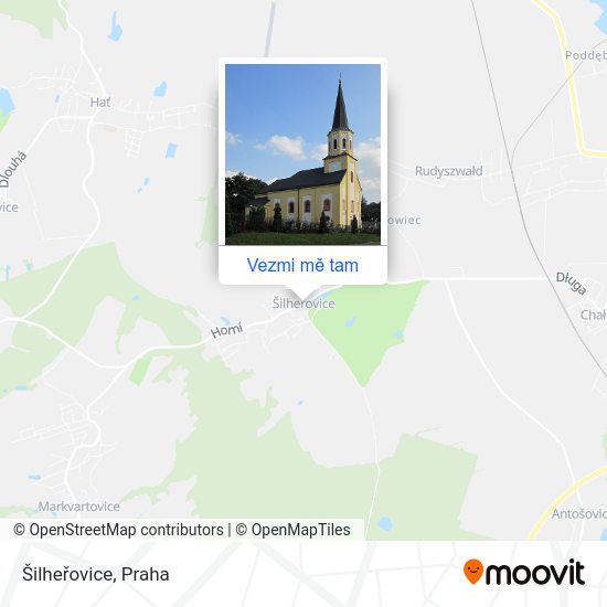 Šilheřovice mapa