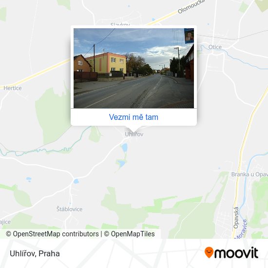 Uhlířov mapa