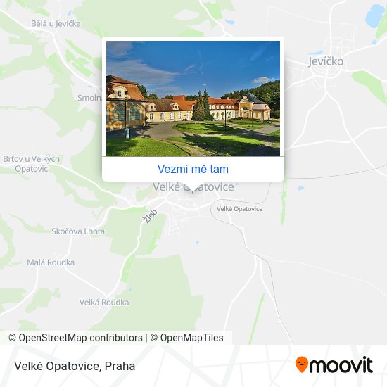Velké Opatovice mapa