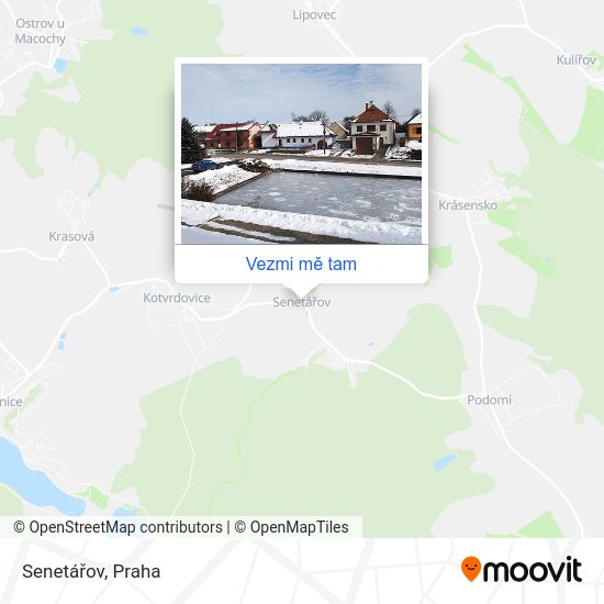 Senetářov mapa