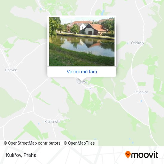 Kulířov mapa