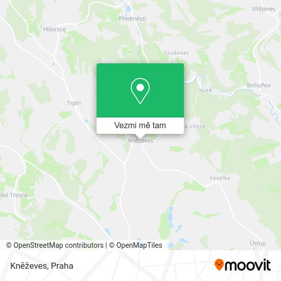 Kněževes mapa