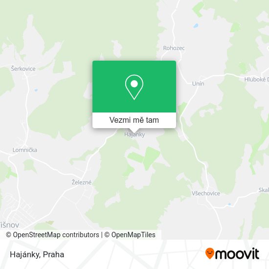 Hajánky mapa
