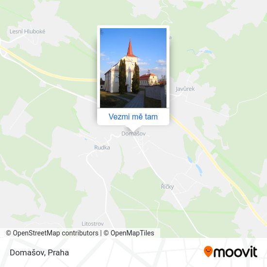 Domašov mapa