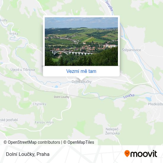 Dolní Loučky mapa