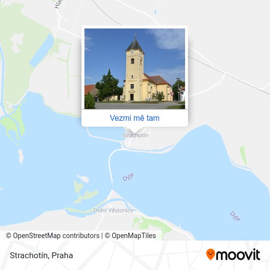 Strachotín mapa