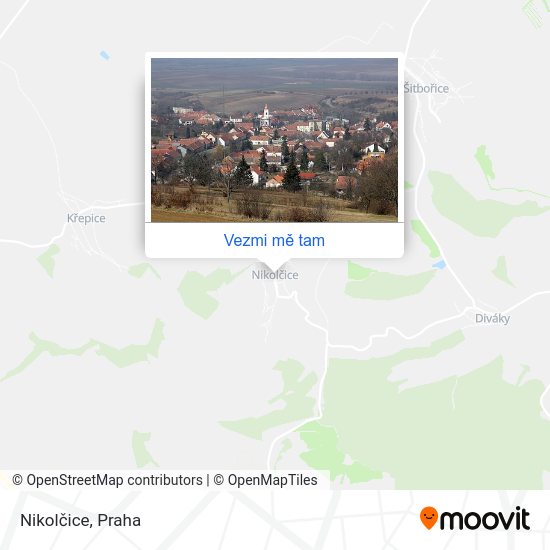 Nikolčice mapa