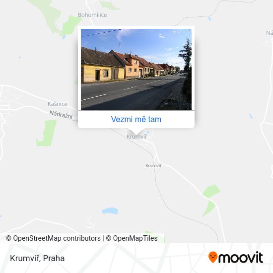 Krumvíř mapa