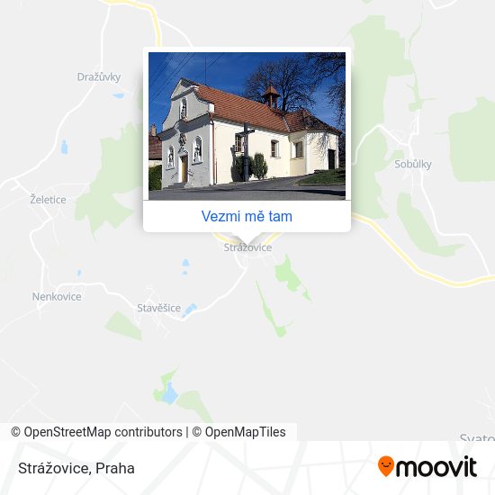 Strážovice mapa
