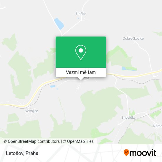 Letošov mapa