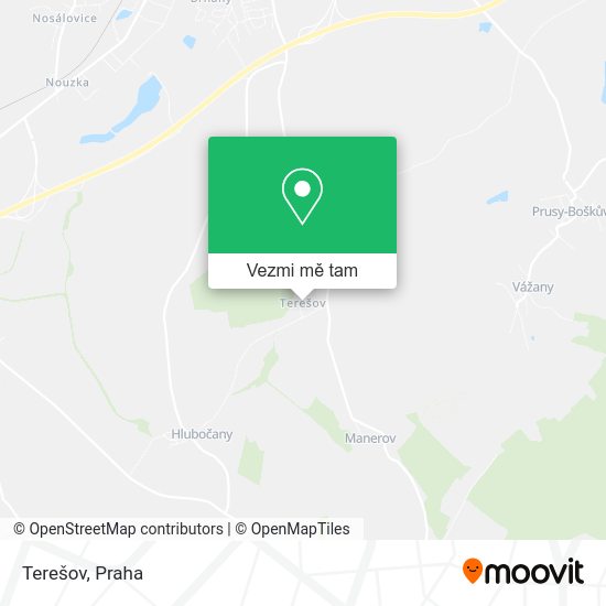 Terešov mapa