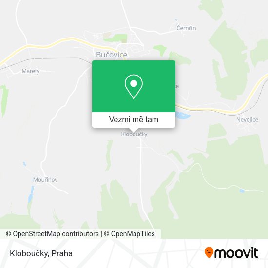 Kloboučky mapa