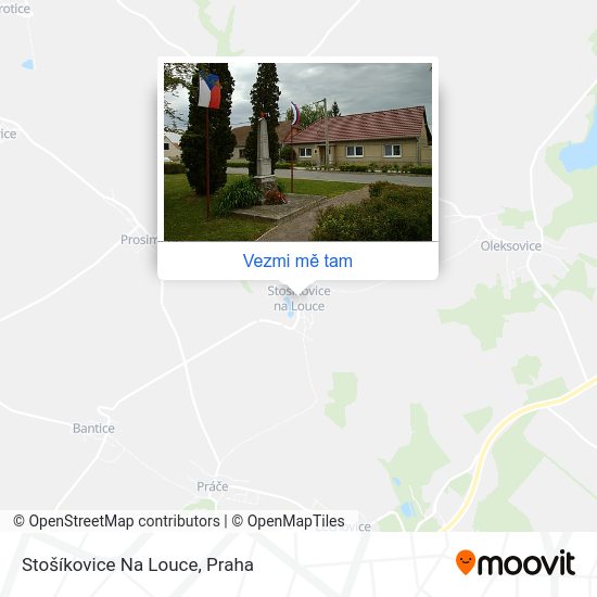 Stošíkovice Na Louce mapa