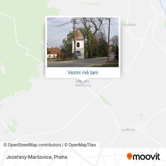 Jezeřany-Maršovice mapa