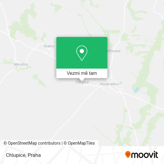 Chlupice mapa