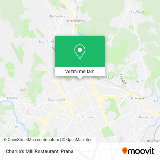 Charlie's Mill Restaurant mapa