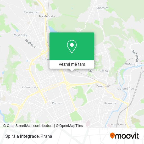 Spirála Integrace mapa