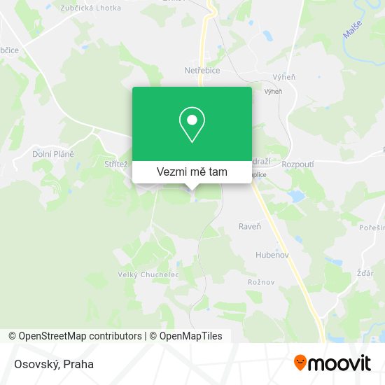 Osovský mapa