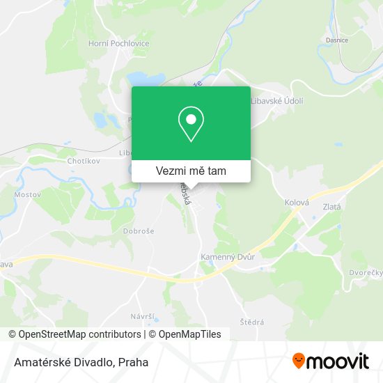 Amatérské Divadlo mapa