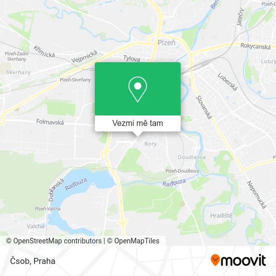Čsob mapa