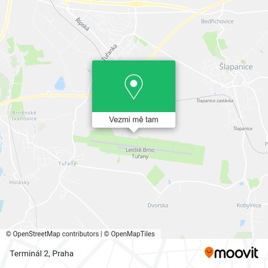 Terminál 2 mapa